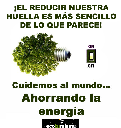 Apuntes para AHORRAR ENERGÍA y CUIDAR EL PLANETA